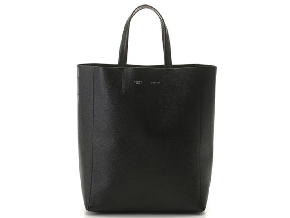 Celine Cabas Black Calfskin Tote Bag